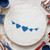 Heart Garland Reusable Mylar Stencil, 10 mil Plastic Paint Stencil for Crafts and Decor