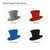 Magic Hat Steel Cutout Shape, Raw Metal Wall Art and Craft Supply