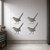 Magpie Steel Cutout Shape, Raw Metal Wall Art and Craft Supply