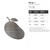 Mango 1 Steel Cutout Shape, Raw Metal Wall Art and Craft Supply
