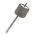 Marshmallow Stick Steel Cutout Shape, Raw Metal Wall Art and Craft Supply