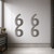 Number 13 Steel Cutout Shape, Raw Metal Wall Art and Craft Supply