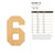 Number 14 Wood Cutout for Crafts, Unfinished Baltic Birch Craft Shape
