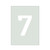 Number 15 Reusable Mylar Stencil, 10 mil Plastic Paint Stencil for Crafts and Decor