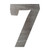 Number 15 Steel Cutout Shape, Raw Metal Wall Art and Craft Supply