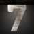 Number 15 Steel Cutout Shape, Raw Metal Wall Art and Craft Supply