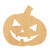 Jack O Lantern 2 Wood Cutout for Crafts, Unfinished Baltic Birch Craft Shape