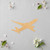 Jet Airplane Wood Cutout for Crafts, Unfinished Baltic Birch Craft Shape