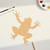 Jumping Frog Wood Cutout for Crafts, Unfinished Baltic Birch Craft Shape