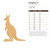 Kangaroo 2 Wood Cutout for Crafts, Unfinished Baltic Birch Craft Shape