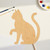 Kitty Cat Wood Cutout for Crafts, Unfinished Baltic Birch Craft Shape