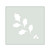 Holly Branch Reusable Mylar Stencil, 10 mil Plastic Paint Stencil for Crafts and Decor