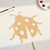 Ladybug On Leaf 2 Wood Cutout for Crafts, Unfinished Baltic Birch Craft Shape