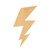 Lightning Bolt Wood Cutout for Crafts, Unfinished Baltic Birch Craft Shape