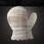 Mitten Steel Cutout Shape, Raw Metal Wall Art and Craft Supply