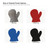 Mitten Steel Cutout Shape, Raw Metal Wall Art and Craft Supply