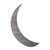 Moon 1 Steel Cutout Shape, Raw Metal Wall Art and Craft Supply
