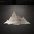 Mountain Steel Cutout Shape, Raw Metal Wall Art and Craft Supply