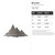 Mountain Steel Cutout Shape, Raw Metal Wall Art and Craft Supply