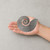 Nautilus Shell Steel Cutout Shape, Raw Metal Wall Art and Craft Supply