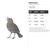 Nightingale Steel Cutout Shape, Raw Metal Wall Art and Craft Supply