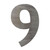 Number 19 Steel Cutout Shape, Raw Metal Wall Art and Craft Supply