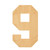 Number 20 Wood Cutout for Crafts, Unfinished Baltic Birch Craft Shape