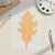 Oak Leaf 3 Wood Cutout for Crafts, Unfinished Baltic Birch Craft Shape