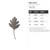 Oak Leaf 4 Steel Cutout Shape, Raw Metal Wall Art and Craft Supply