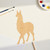 Llama 1 Wood Cutout for Crafts, Unfinished Baltic Birch Craft Shape