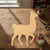 Llama 3 Wood Cutout for Crafts, Unfinished Baltic Birch Craft Shape
