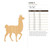 Llama 3 Wood Cutout for Crafts, Unfinished Baltic Birch Craft Shape