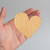 Long Heart Wood Cutout for Crafts, Unfinished Baltic Birch Craft Shape
