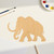 Mammoth Wood Cutout for Crafts, Unfinished Baltic Birch Craft Shape