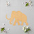 Mammoth Wood Cutout for Crafts, Unfinished Baltic Birch Craft Shape