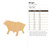 Manger Wood Cutout for Crafts, Unfinished Baltic Birch Craft Shape