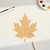 Maple Leaf 3 Wood Cutout for Crafts, Unfinished Baltic Birch Craft Shape