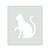 Kitty Cat Reusable Mylar Stencil, 10 mil Plastic Paint Stencil for Crafts and Decor