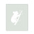 Koala Bear 2 Reusable Mylar Stencil, 10 mil Plastic Paint Stencil for Crafts and Decor