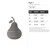 Pear 1 Steel Cutout Shape, Raw Metal Wall Art and Craft Supply