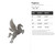 Pegasus Steel Cutout Shape, Raw Metal Wall Art and Craft Supply