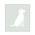 Labrador 2 Reusable Mylar Stencil, 10 mil Plastic Paint Stencil for Crafts and Decor