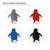 Penguin 1 Steel Cutout Shape, Raw Metal Wall Art and Craft Supply
