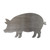 Pig 1 Steel Cutout Shape, Raw Metal Wall Art and Craft Supply