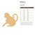 Monkey 2 Wood Cutout for Crafts, Unfinished Baltic Birch Craft Shape