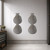 Pomegranate 2 Steel Cutout Shape, Raw Metal Wall Art and Craft Supply