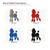 Poodle 1 Steel Cutout Shape, Raw Metal Wall Art and Craft Supply