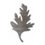 Poppy Leaf Steel Cutout Shape, Raw Metal Wall Art and Craft Supply