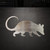 Possum Steel Cutout Shape, Raw Metal Wall Art and Craft Supply