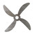 Propeller Steel Cutout Shape, Raw Metal Wall Art and Craft Supply